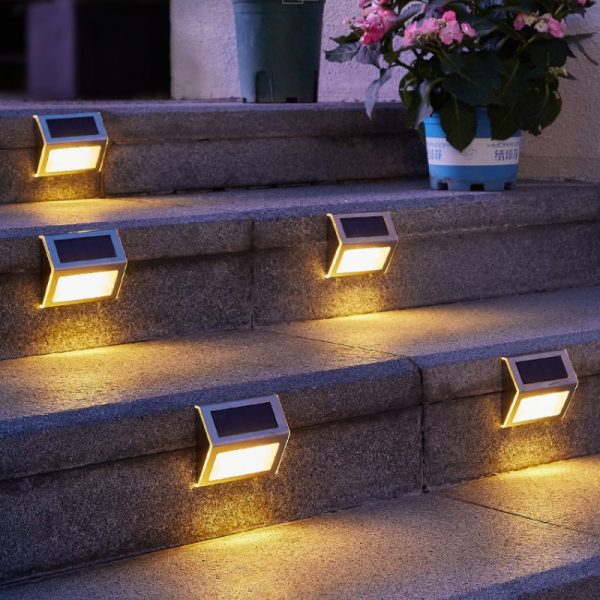 lampe solaire marche escalier led exterieur