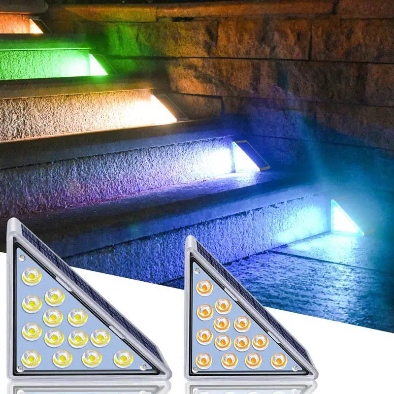 lampe solaire esaclier exterieur led